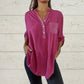 Women's Sequin Patchwork V-neck Shirt🔥BUYE 2 GET FREE SHIPPING