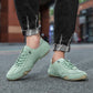 Retro Faux Suede Low-Top Loafers