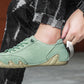 Retro Faux Suede Low-Top Loafers