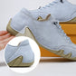 Retro Faux Suede Low-Top Loafers