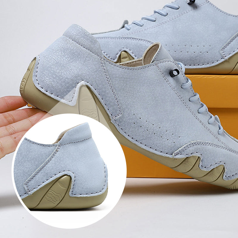 Retro Faux Suede Low-Top Loafers