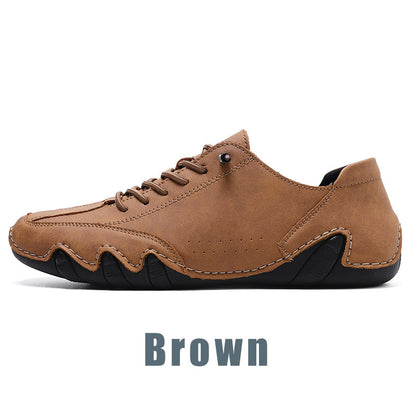 Retro Faux Suede Low-Top Loafers
