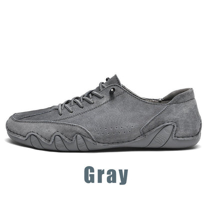 Retro Faux Suede Low-Top Loafers