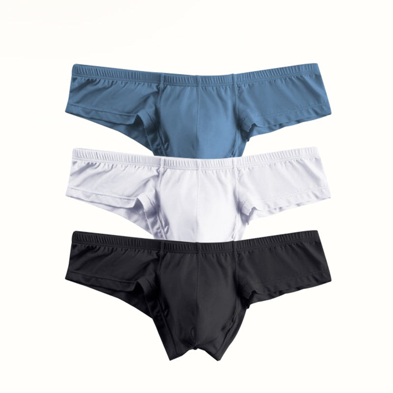 🔥Buy 3 Get 2 Free 🔥Men's Solid Color Breathable Low Waist Briefs