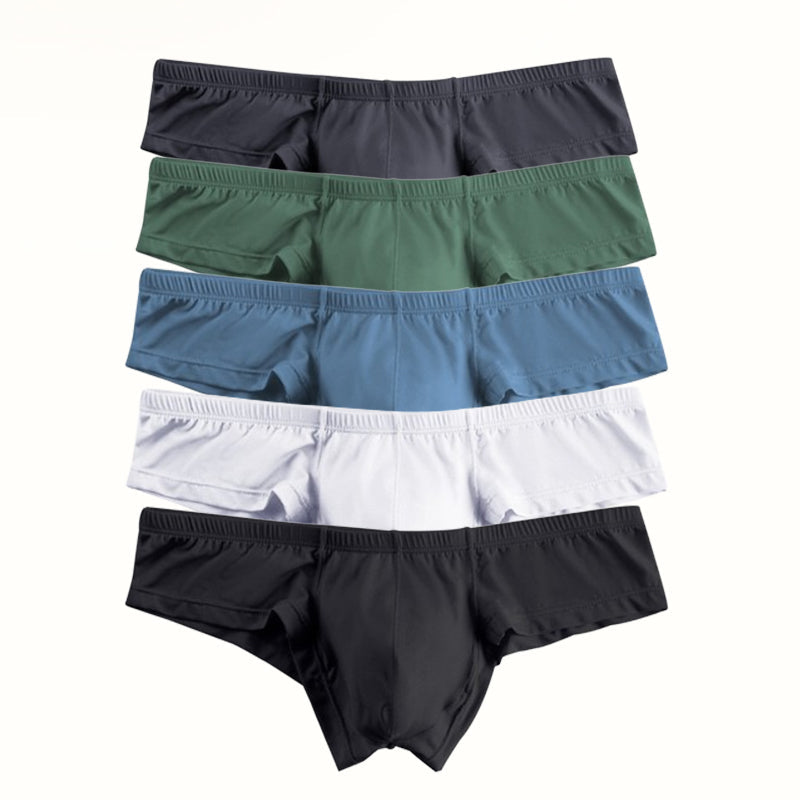 🔥Buy 3 Get 2 Free 🔥Men's Solid Color Breathable Low Waist Briefs