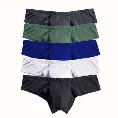 🔥Buy 3 Get 2 Free 🔥Men's Solid Color Breathable Low Waist Briefs