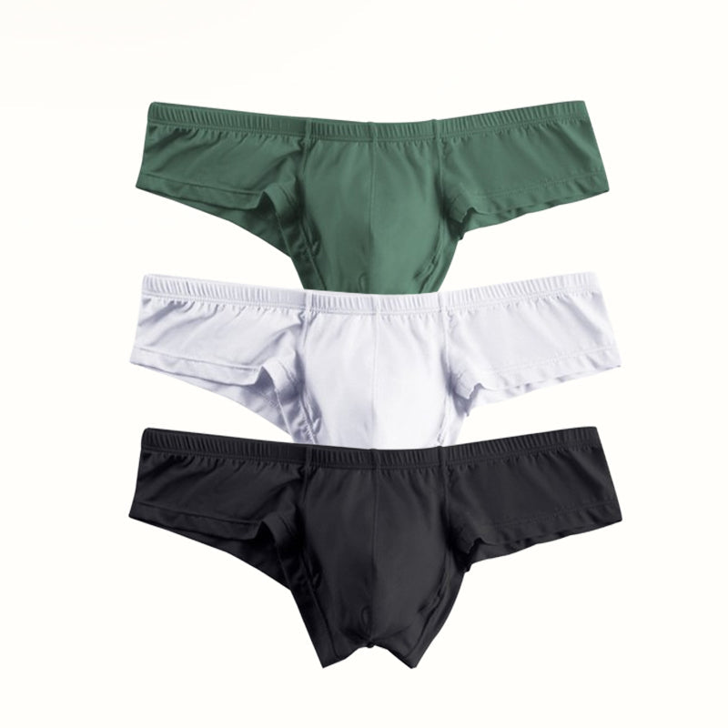 🔥Buy 3 Get 2 Free 🔥Men's Solid Color Breathable Low Waist Briefs