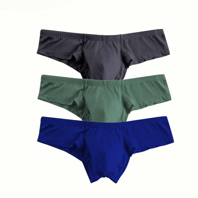 🔥Buy 3 Get 2 Free 🔥Men's Solid Color Breathable Low Waist Briefs