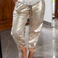 🌷LAST DAY SALE 49% OFF💝Devil's Eye Gold Foil Top and Sequin Pants Set💝BUY 2 GET FREE SHIPPING