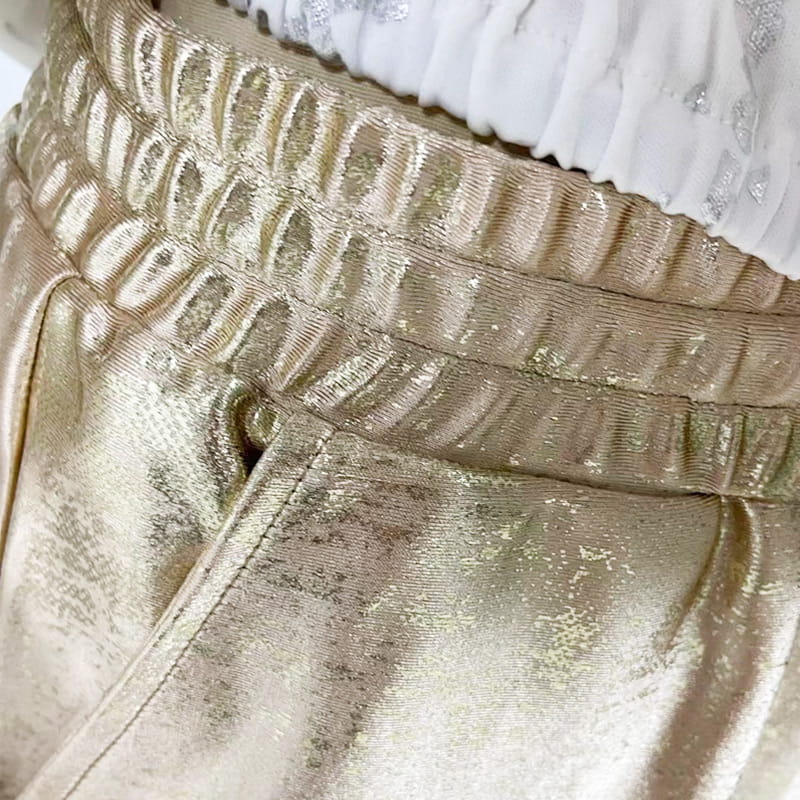 🌷LAST DAY SALE 49% OFF💝Devil's Eye Gold Foil Top and Sequin Pants Set💝BUY 2 GET FREE SHIPPING