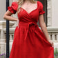 Tie Back Ruffle Dress with Pockets