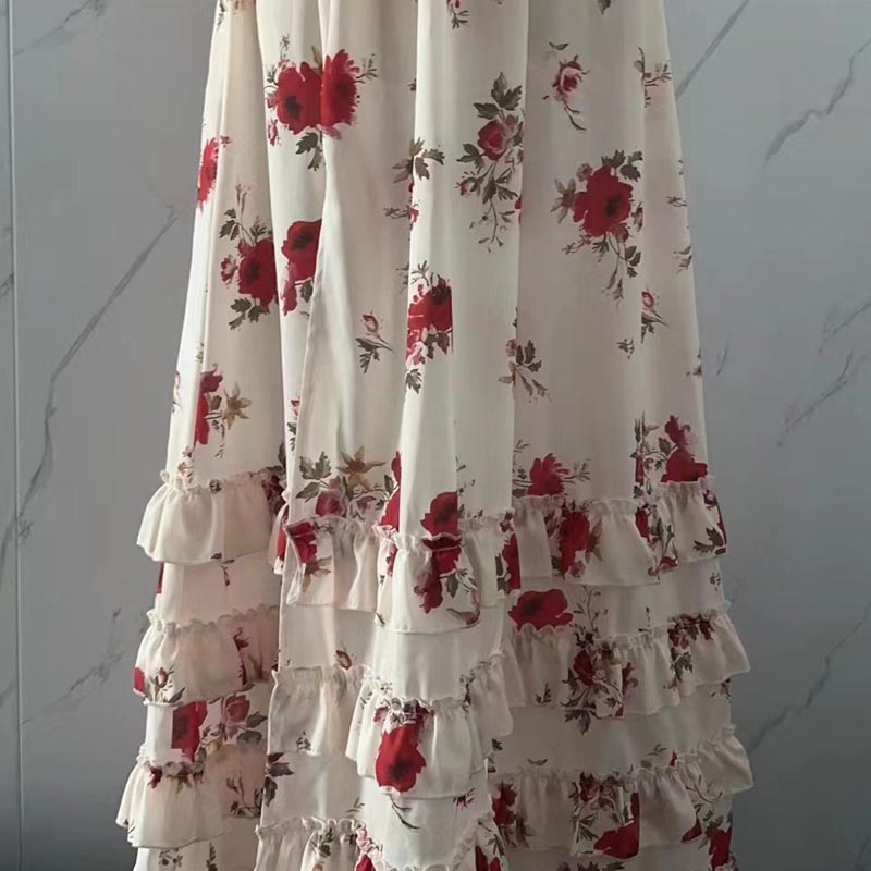 Women’s Elegant Print Slit Maxi Dress🔥🔥FREE SHIPPING