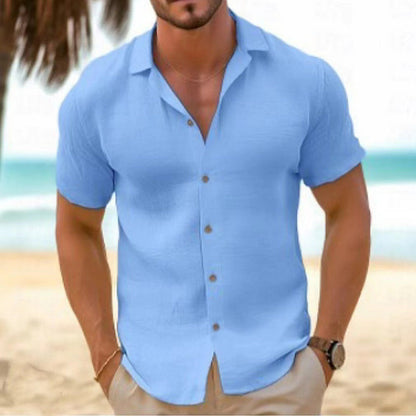 Men's Minimalist Solid Color Shirt