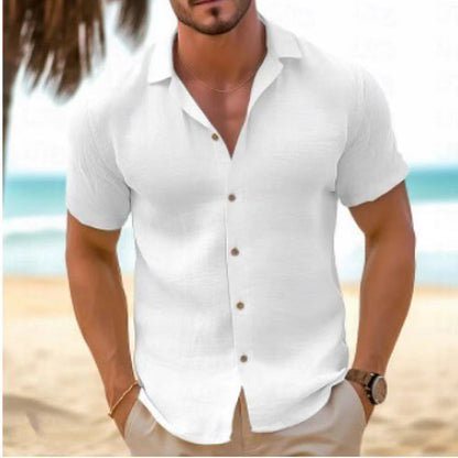 Men's Minimalist Solid Color Shirt