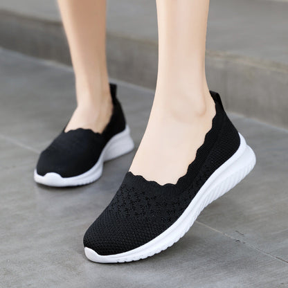 Women's Knit Slip on Loafers
