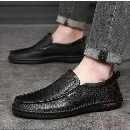 Men's Casual Breathable Soft Leather Shoes