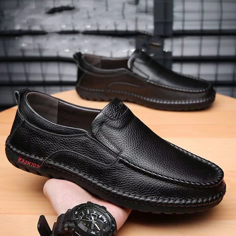 Men's Casual Breathable Soft Leather Shoes