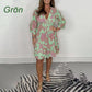 💥Limited time 49% off🔥New for 2024👗Women's Stylish Casual V-Neck Dress with Elastic Waist