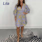 💥Limited time 49% off🔥New for 2024👗Women's Stylish Casual V-Neck Dress with Elastic Waist