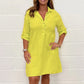 🔥HOT SALE-49% OFF💝Women’s Summer Plus Size Shirt Dress