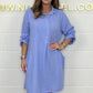 🔥HOT SALE-49% OFF💝Women’s Summer Plus Size Shirt Dress