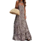 Women’s Sexy Leopard Print Backless Halter Long Dress💝BUY 2 GET FREE SHIPPING