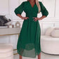 🔥2026 HOT SALE🎉 Women's V-neck Lightweight Chiffon Dress