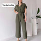 (48% OFF🔥) 💖Women's V-Neck Short-Sleeve Casual Jumpsuit