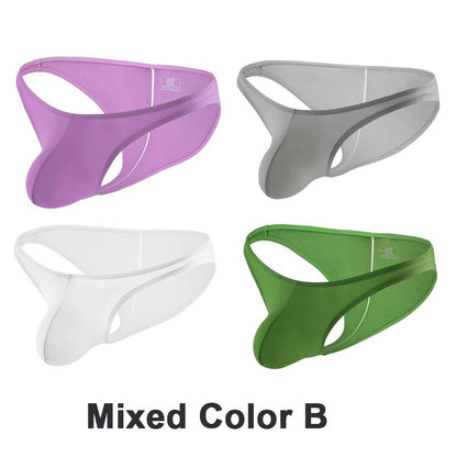 Men’s High-stretch Ice Silk Breathable Panties with Low-cut🔥🔥Buy 5 Get 2 Free