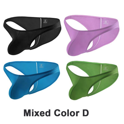 Men’s High-stretch Ice Silk Breathable Panties with Low-cut🔥🔥Buy 5 Get 2 Free
