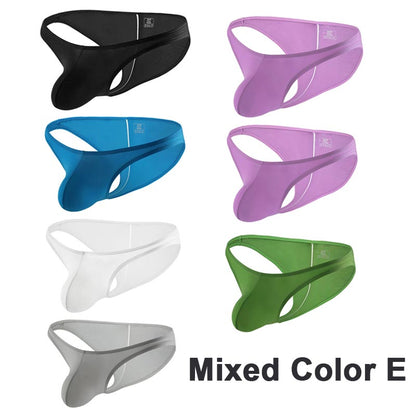 Men’s High-stretch Ice Silk Breathable Panties with Low-cut🔥🔥Buy 5 Get 2 Free