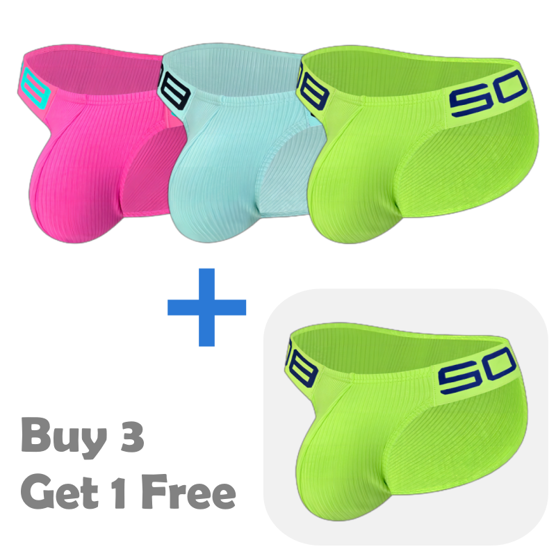 Men's Sexy Low-Waist Breathable Briefs