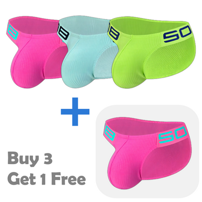 Men's Sexy Low-Waist Breathable Briefs
