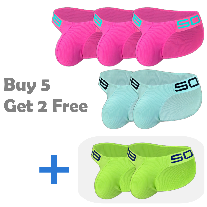 Men's Sexy Low-Waist Breathable Briefs