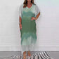 Summer Limited Time 49% Off🔥✨Women Comfortable Casual Chiffon Dip Dye Dress