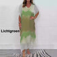 Summer Limited Time 49% Off🔥✨Women Comfortable Casual Chiffon Dip Dye Dress