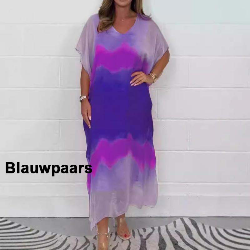 Summer Limited Time 49% Off🔥✨Women Comfortable Casual Chiffon Dip Dye Dress