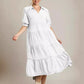 Women's V-Neck Tiered Maxi Dress