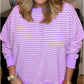 Women's Loose Casual Striped Sweatshirt(BUY 2 FREE SHIPPING)