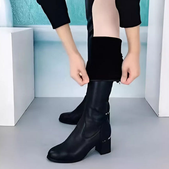 50% OFF✨Autumn-Winter Series✨Warm Leather Boots for Women✨Look Slim