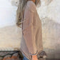 Women's V-neck Long-sleeved Knitted Casual Top