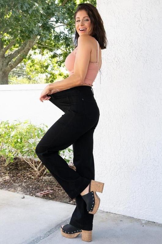 High-Waisted Stretch Straight-Leg Jeans🔥Christmas Promotion-49% OFF