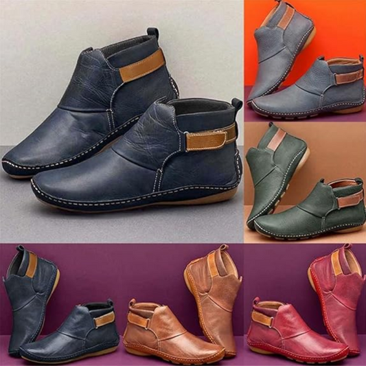 Women's Slip-On Comfortable Wide Width Ankle Boots【Christmas hot sale 49% off】