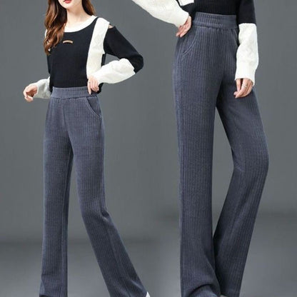 Best Gift for Her - Women's Versatile Simple Stretch Elastic Waist Loose Wide Leg Pants