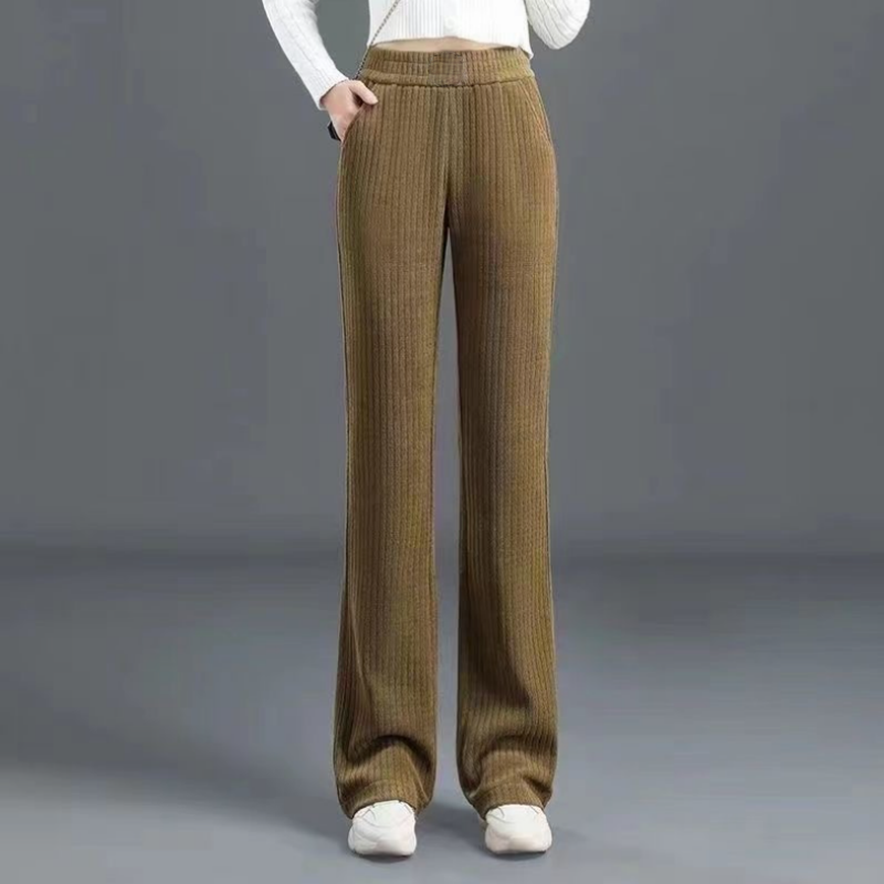 Best Gift for Her - Women's Versatile Simple Stretch Elastic Waist Loose Wide Leg Pants