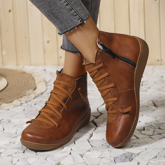 Women's Comfortable Vintage Arch Support Ankle Boots