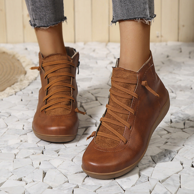 Women's Comfortable Vintage Arch Support Ankle Boots