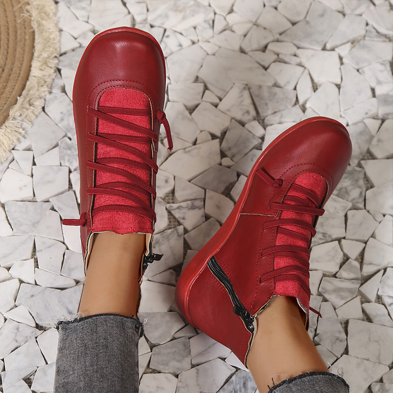 Women's Comfortable Vintage Arch Support Ankle Boots