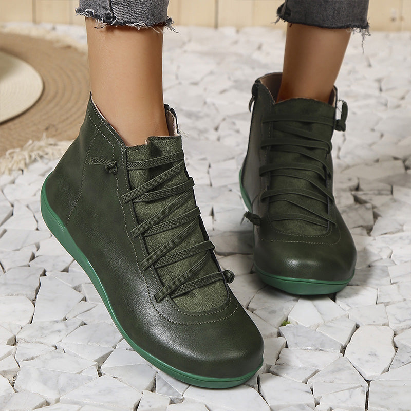 Women's Comfortable Vintage Arch Support Ankle Boots