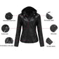 Women's Premium Leather Hooded Jacket🌺🌺FREE SHIPPING
